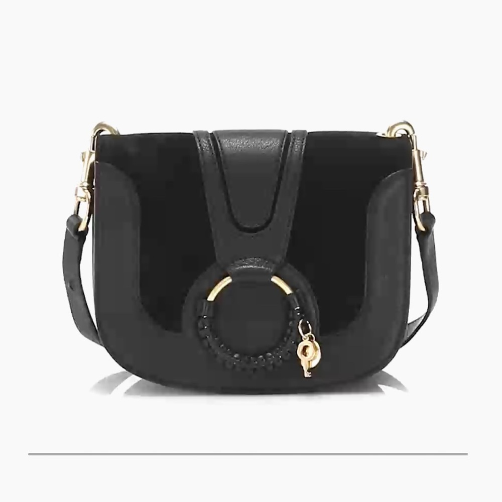 NWT SEE BY CHLOE BLACK HANA BAG - Picture 1 of 7
